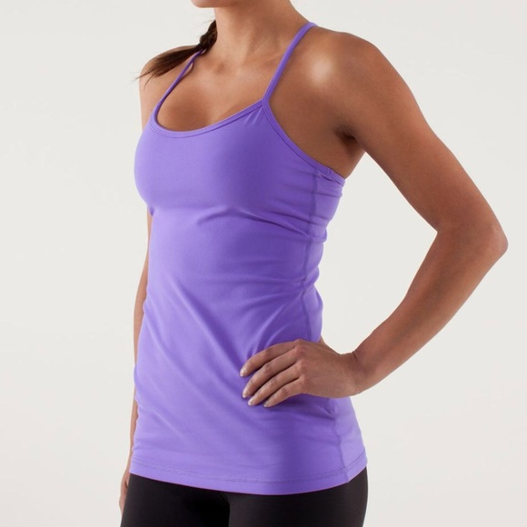 lululemon athletica Tops - Lilac LuluLemon power Y tank XS Power Purple